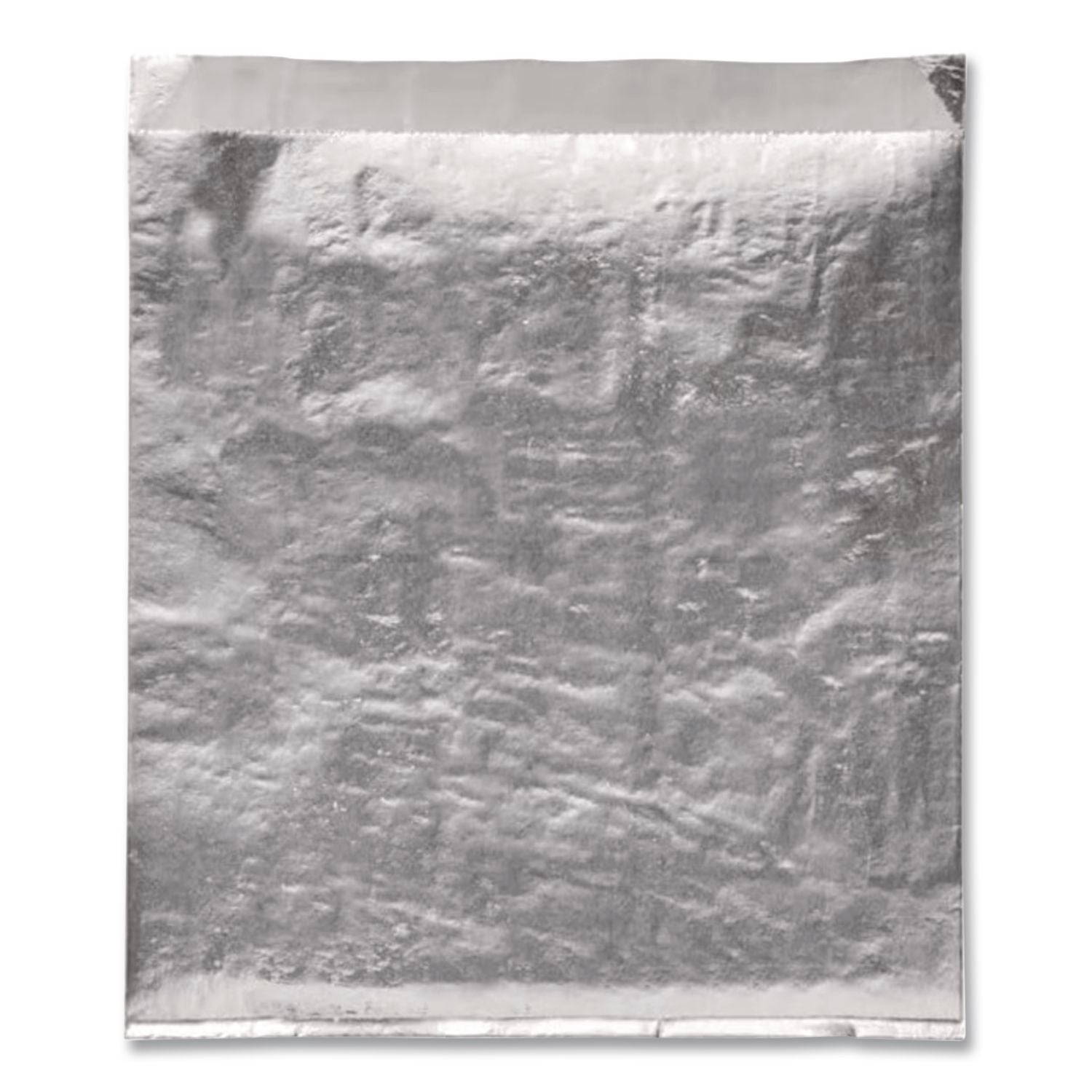 Foil Single-Serve Bags, 6" x 6.5", Silver, 1,000/Carton