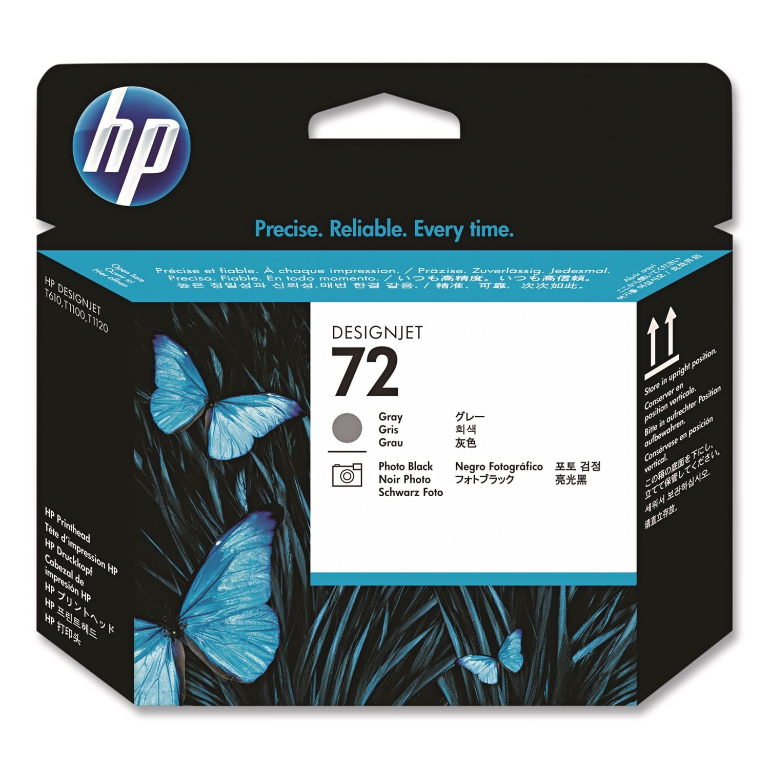HP 72, (C9380A) Gray/Photo Black Printhead
