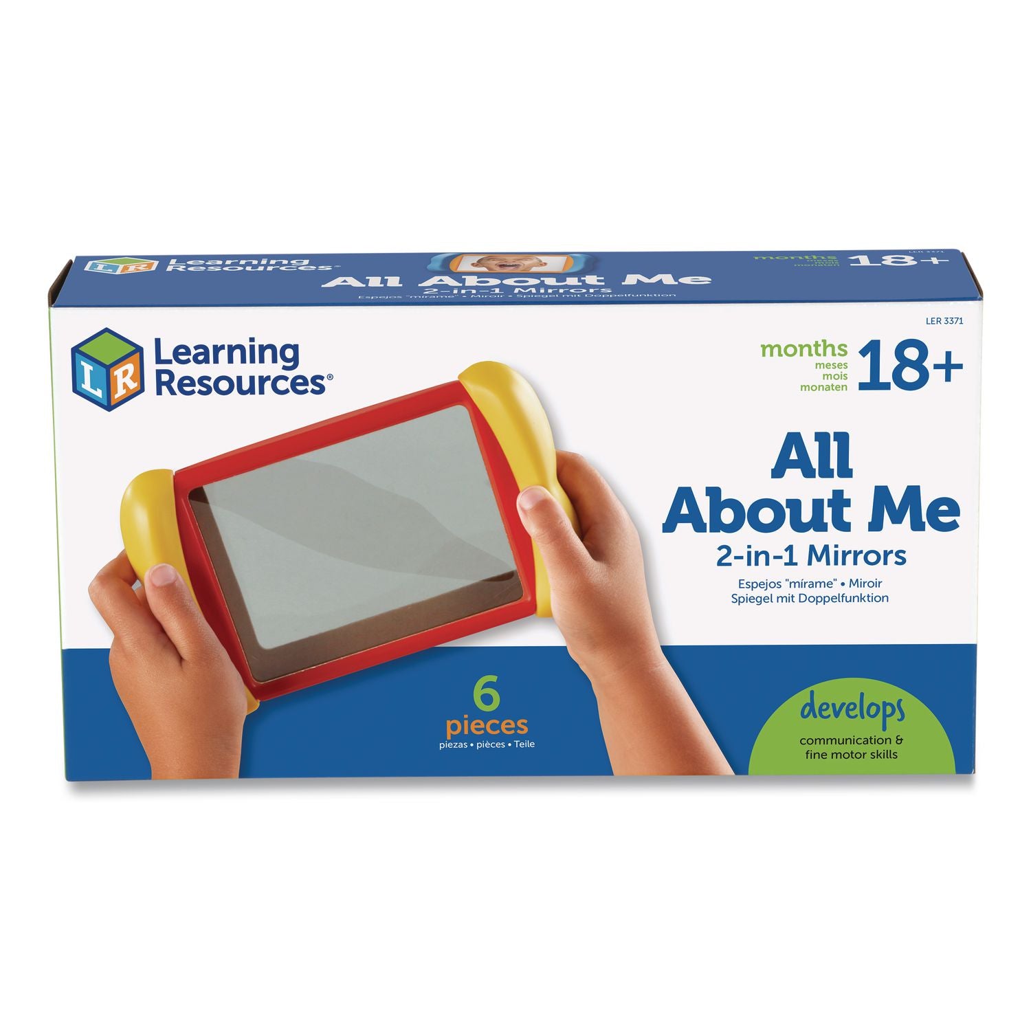 Learning Resources All About Me 2-in-1 Mirrors - Theme/Subject: Learning, Fun - Skill Learning: Visual, Social Skills, Language, Self Awareness, Emotion - 2 Year & Up