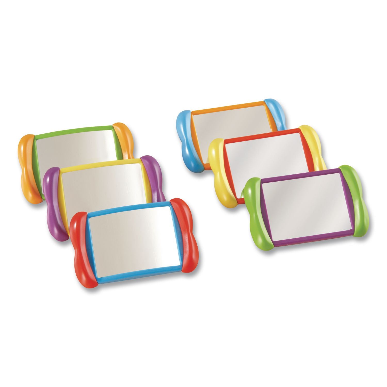 Learning Resources All About Me 2-in-1 Mirrors - Theme/Subject: Learning, Fun - Skill Learning: Visual, Social Skills, Language, Self Awareness, Emotion - 2 Year & Up