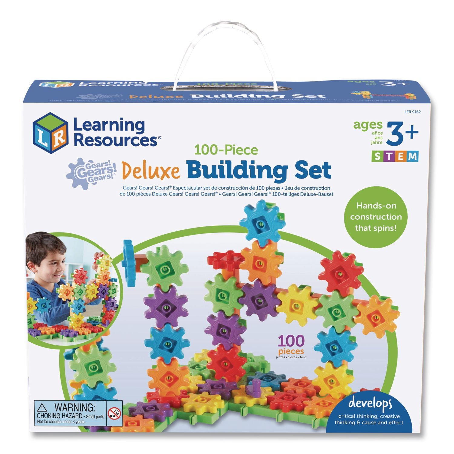 Gears!Gears!Gears! Beginner's Building Set - Theme/Subject: Learning - Skill Learning: Early Skill Development - 3-10 Year - 95 Pieces
