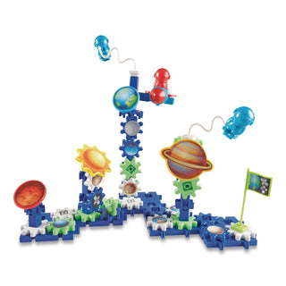 Gears! Gears! Gears! Space Explorers Building Set - Skill Learning: Visual, Counting, Sorting, Matching, Patterning, Problem Solving, Critical Thinking, Sequential Thinking, Cause & Effect, Spatial Relation, Creativity, ... - 4 Year & Up - 77 Pieces