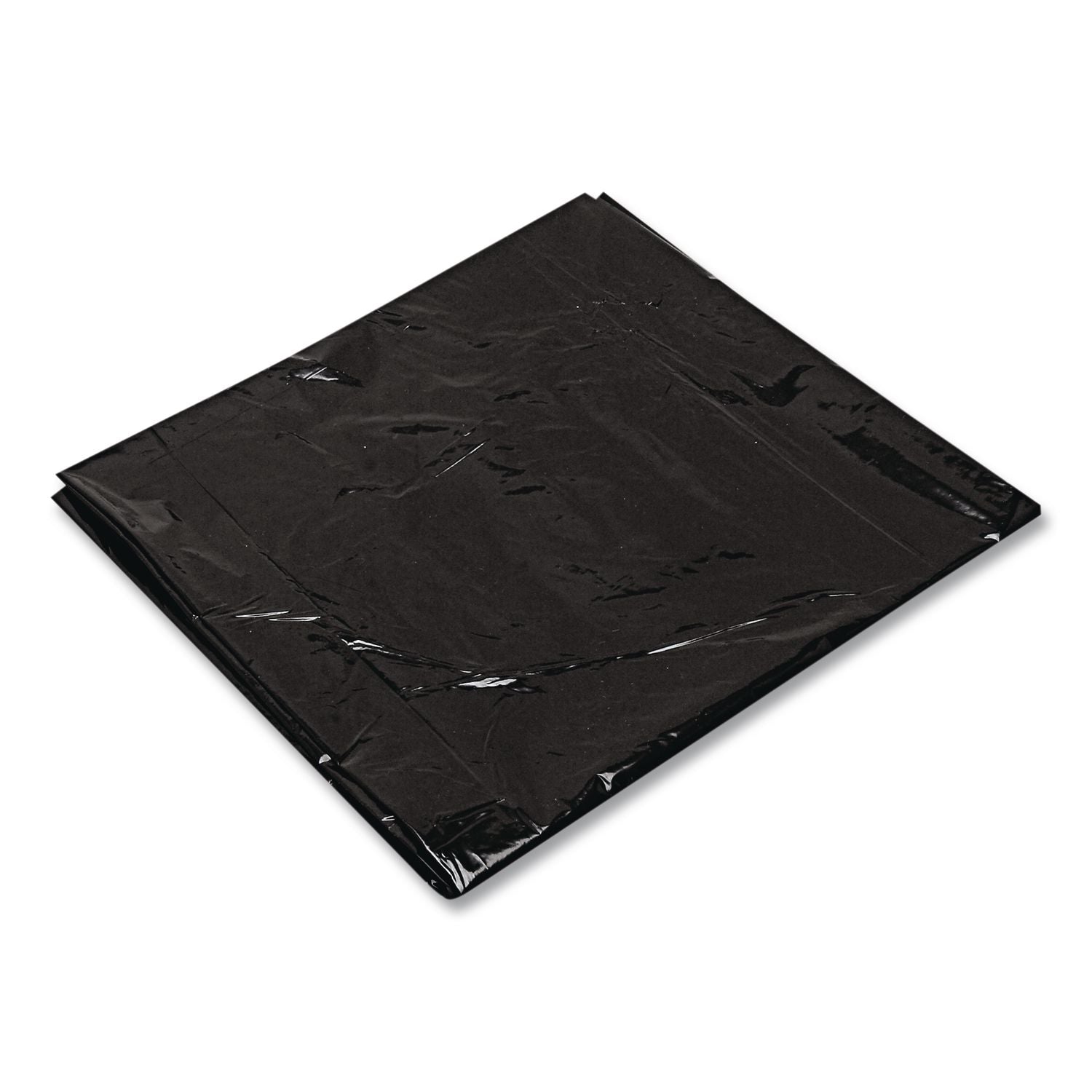 Low-Density Can Liners, 33 gal, 1.6 mil, 23" x 39", Black, 100/Carton