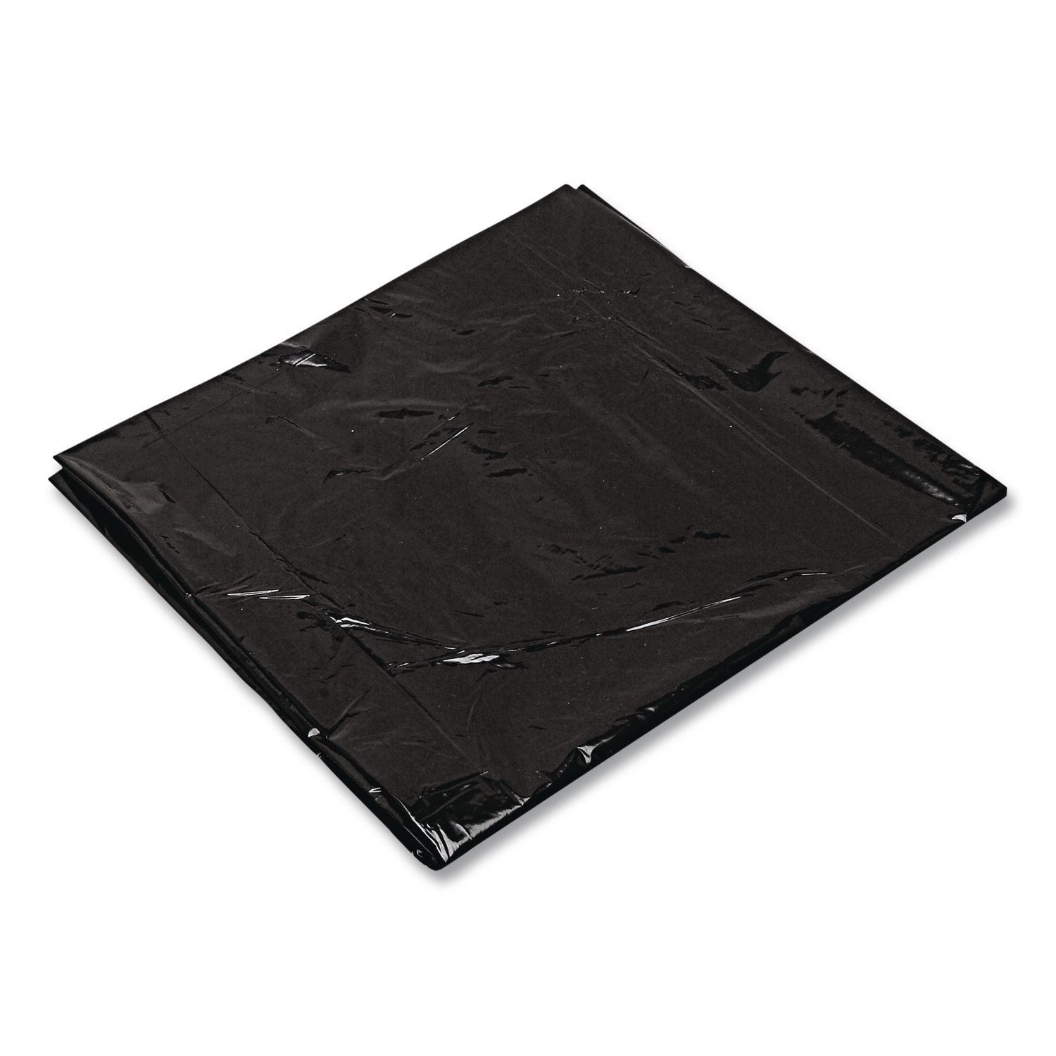 Low-Density Can Liners, 45 gal, 1.6 mil, 23" x 46", Black, 100/Carton