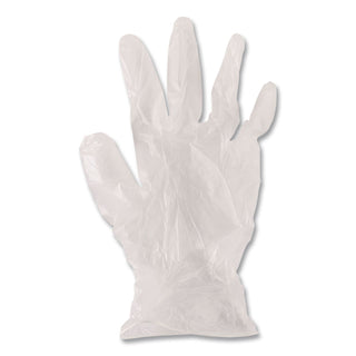 General Purpose Vinyl Gloves, Powder/Latex-Free, 2.6 mil, X-Large, Clear,100/Box