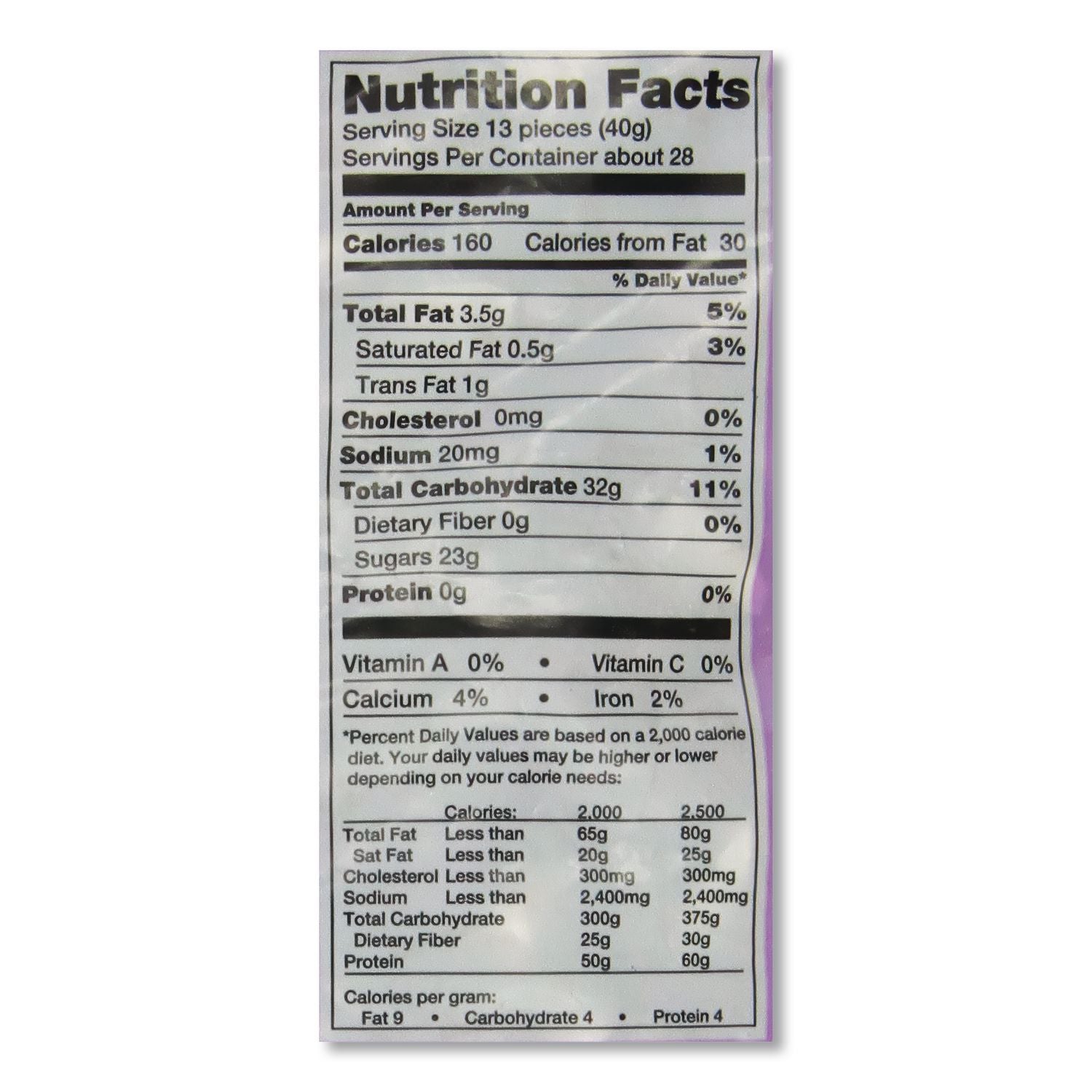 Frooties, Grape, 38.8 oz Bag, 360 Pieces/Bag