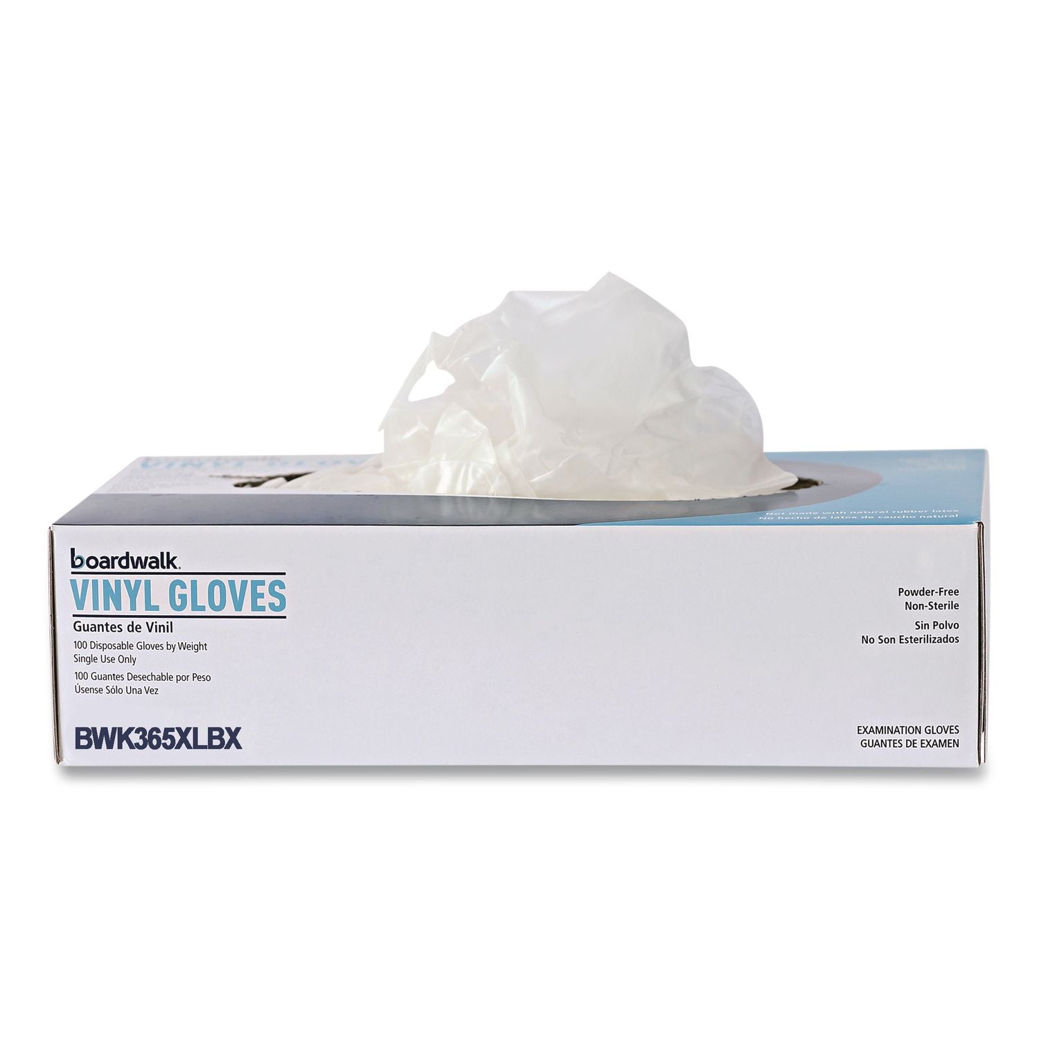 General Purpose Vinyl Gloves, Powder/Latex-Free, 2.6 mil, X-Large, Clear, 100/Box, 10 Boxes/Carton