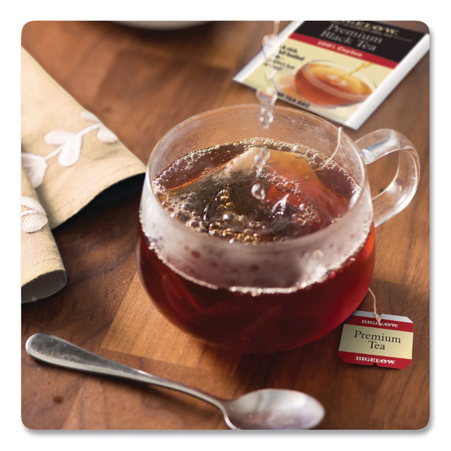 Single Flavor Tea, Premium Ceylon, 100 Bags/Box