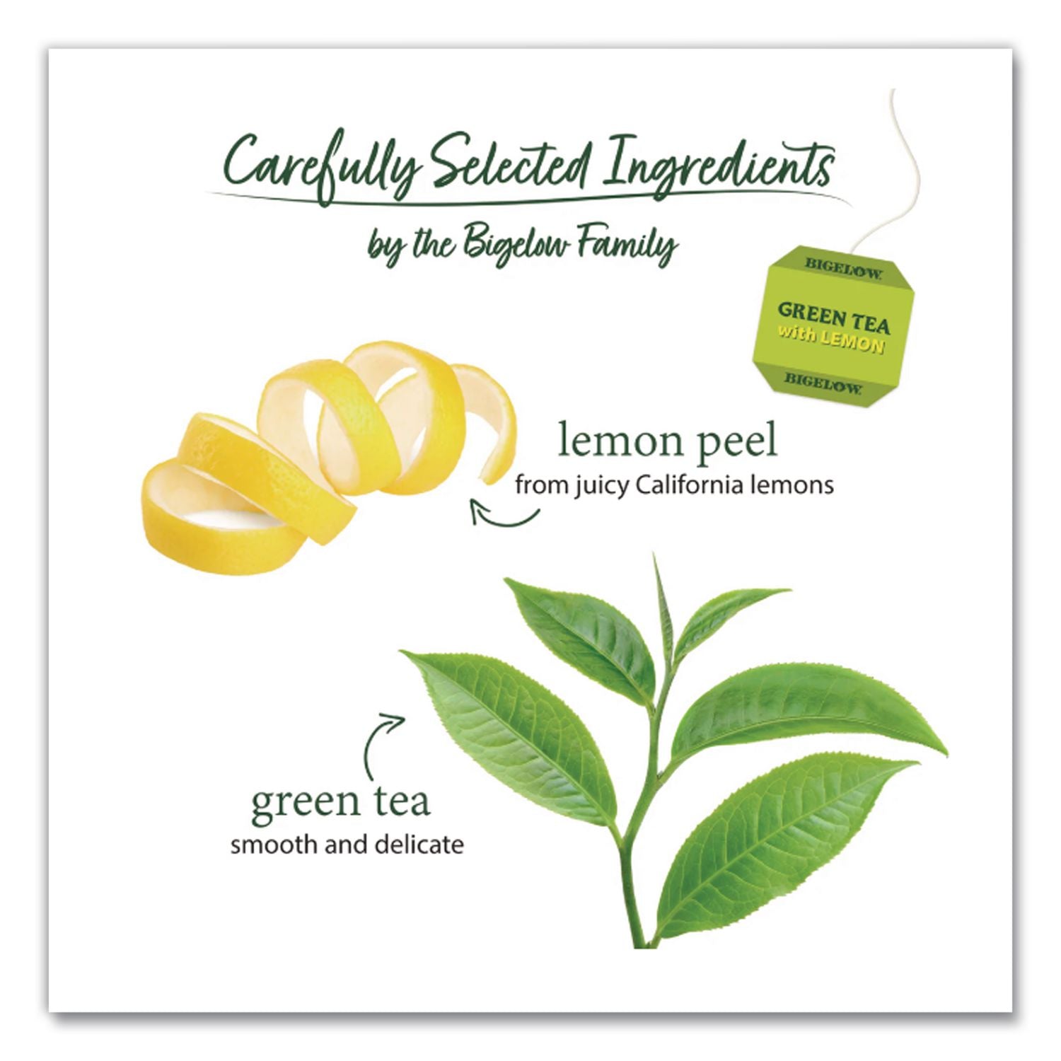 Green Tea with Lemon, Lemon, 0.34 lbs, 28/Box