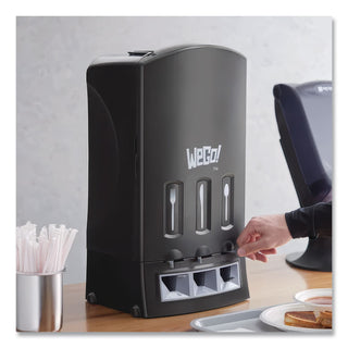 Dispenser, Forks/Knives/Spoons, 13.39 x 15.75 x 23.62, Black