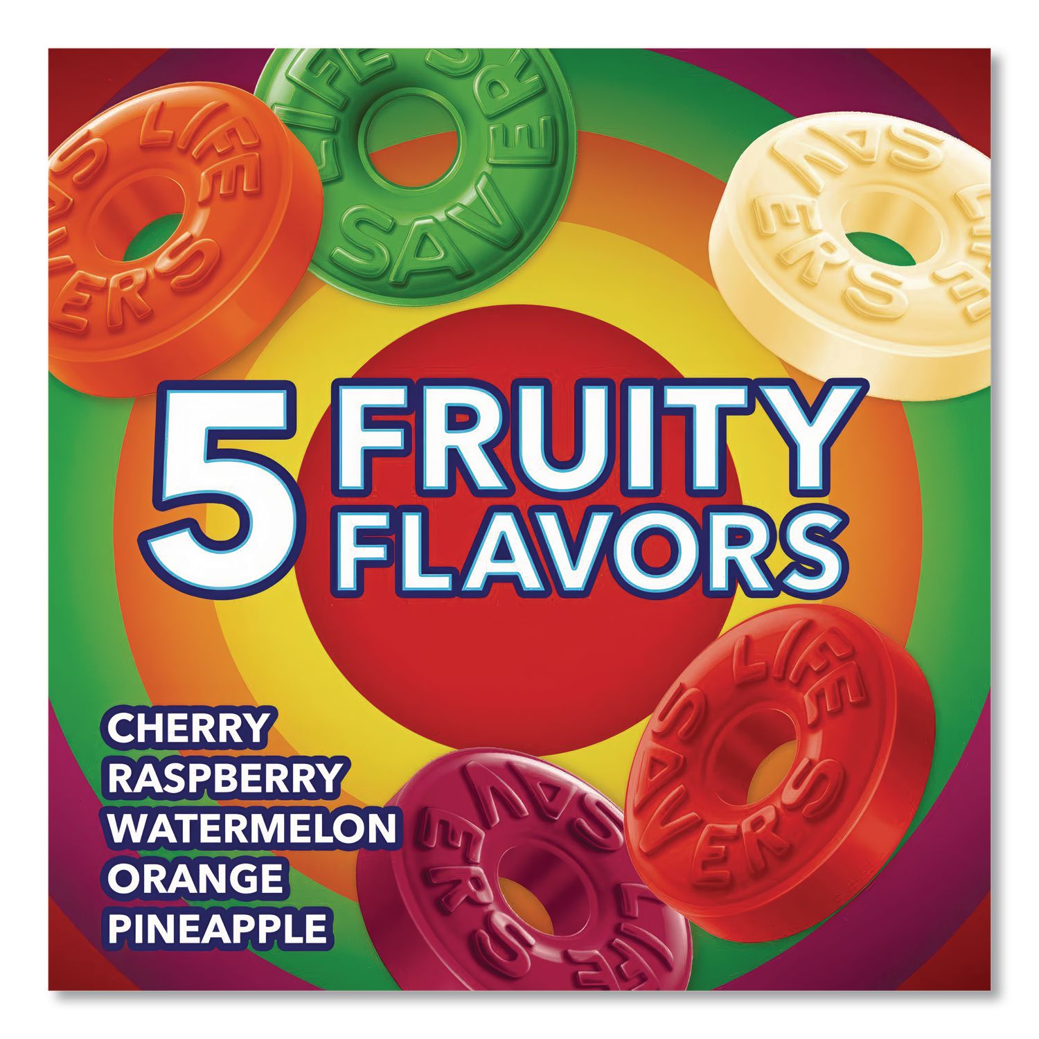Hard Candy, Original Five Flavors, 50 oz Bag