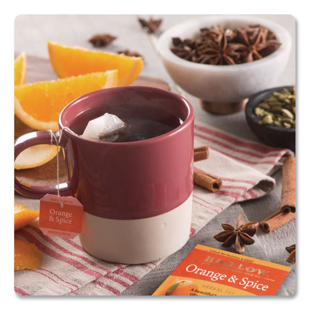Orange and Spice Herbal Tea, 28/Box