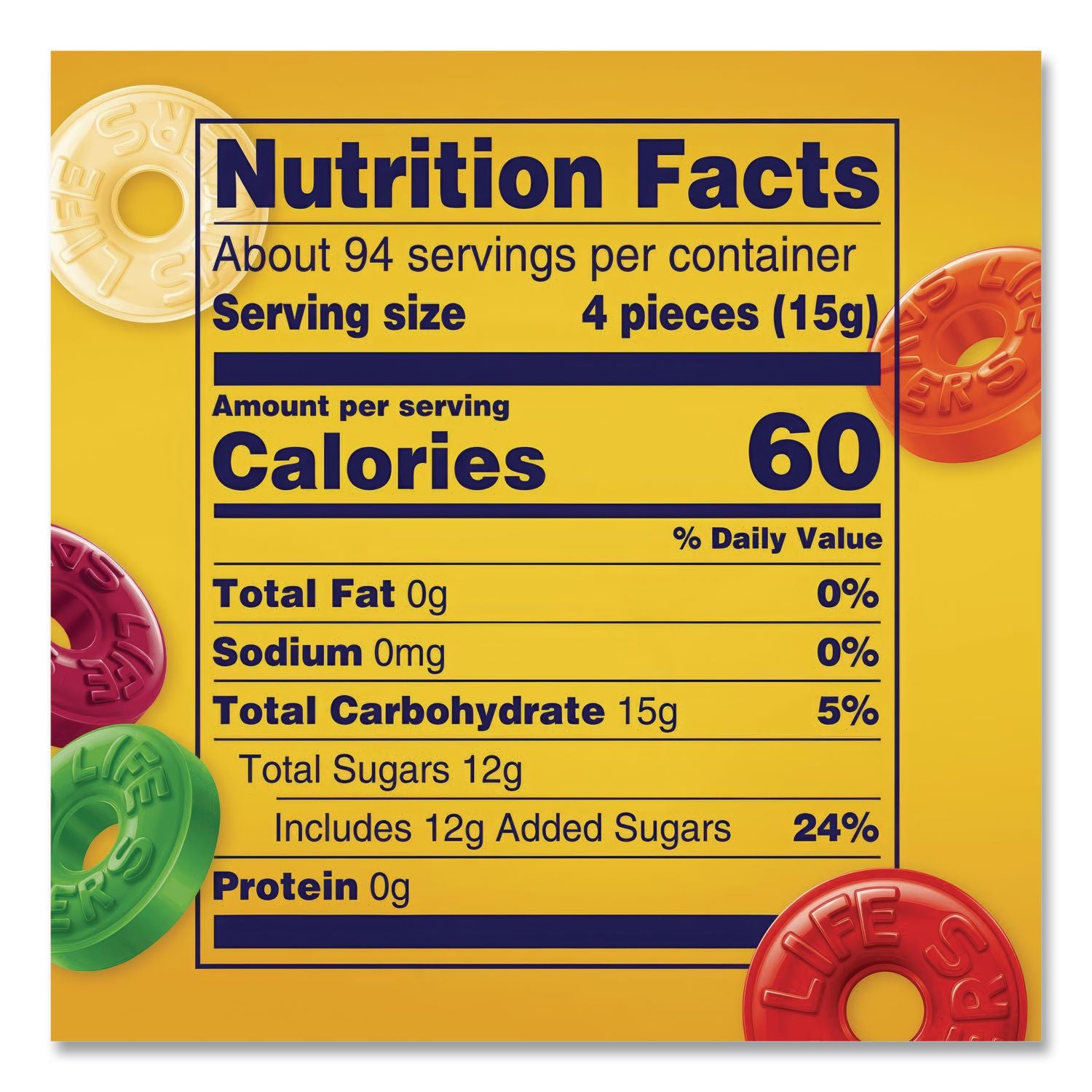 Hard Candy, Original Five Flavors, 50 oz Bag