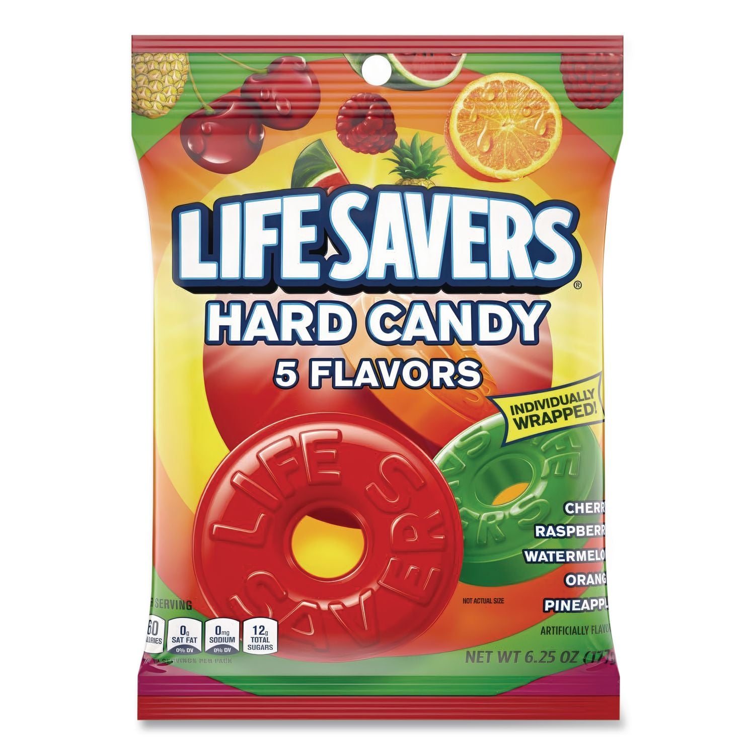 Hard Candy, Original Five Flavors, 6.25 oz Bag