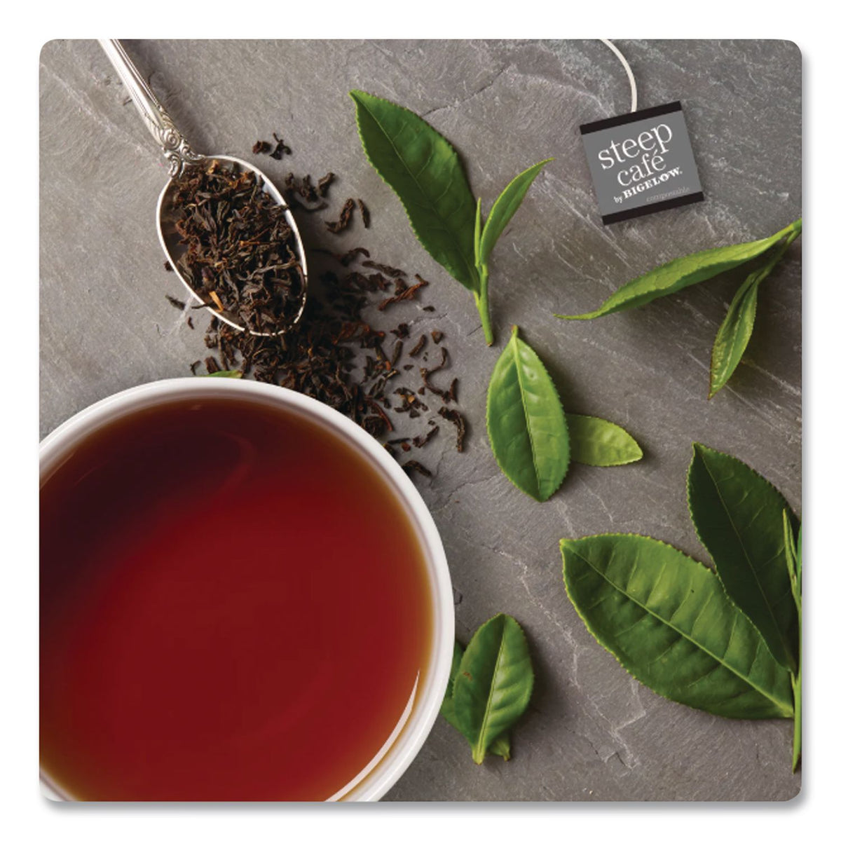 steep Tea, English Breakfast, 1.6 oz Tea Bag, 20/Box