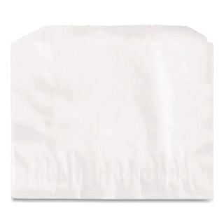 French Fry Bags, 4.5" x 3.5", White, 2,000/Carton