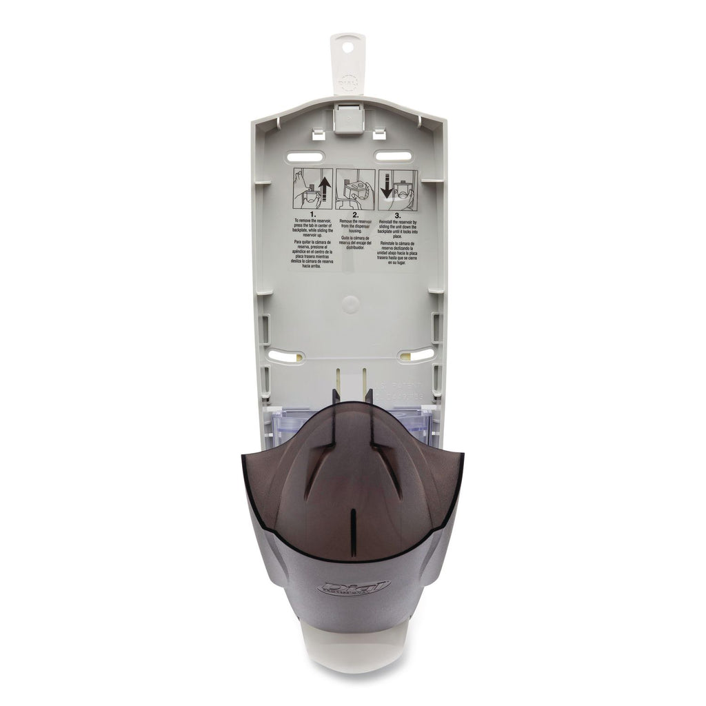 1 Liter Manual Liquid Dispenser, 1 L. 5.1 x 4 x 12.3, Smoke