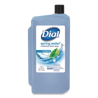 Body Wash Refill for 1 L Liquid Dispenser, Spring Water, 1 L, 8/Carton