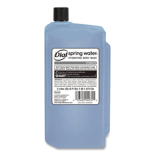 Body Wash Refill for 1 L Liquid Dispenser, Spring Water, 1 L, 8/Carton