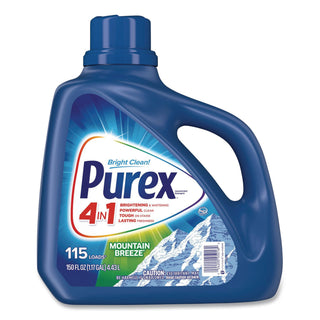 Liquid Laundry Detergent, Mountain Breeze, 150 oz Bottle, 4/Carton