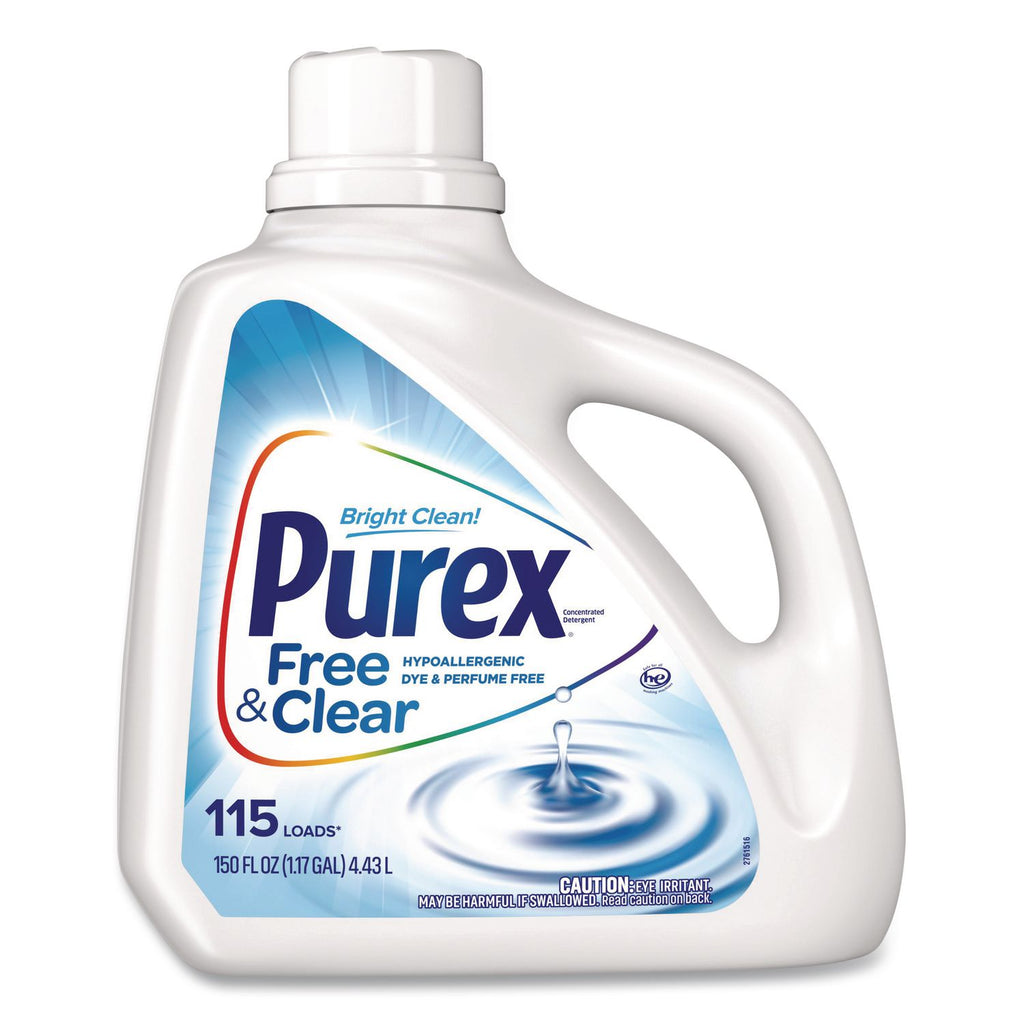 Free and Clear Liquid Laundry Detergent, Unscented, 150 oz Bottle