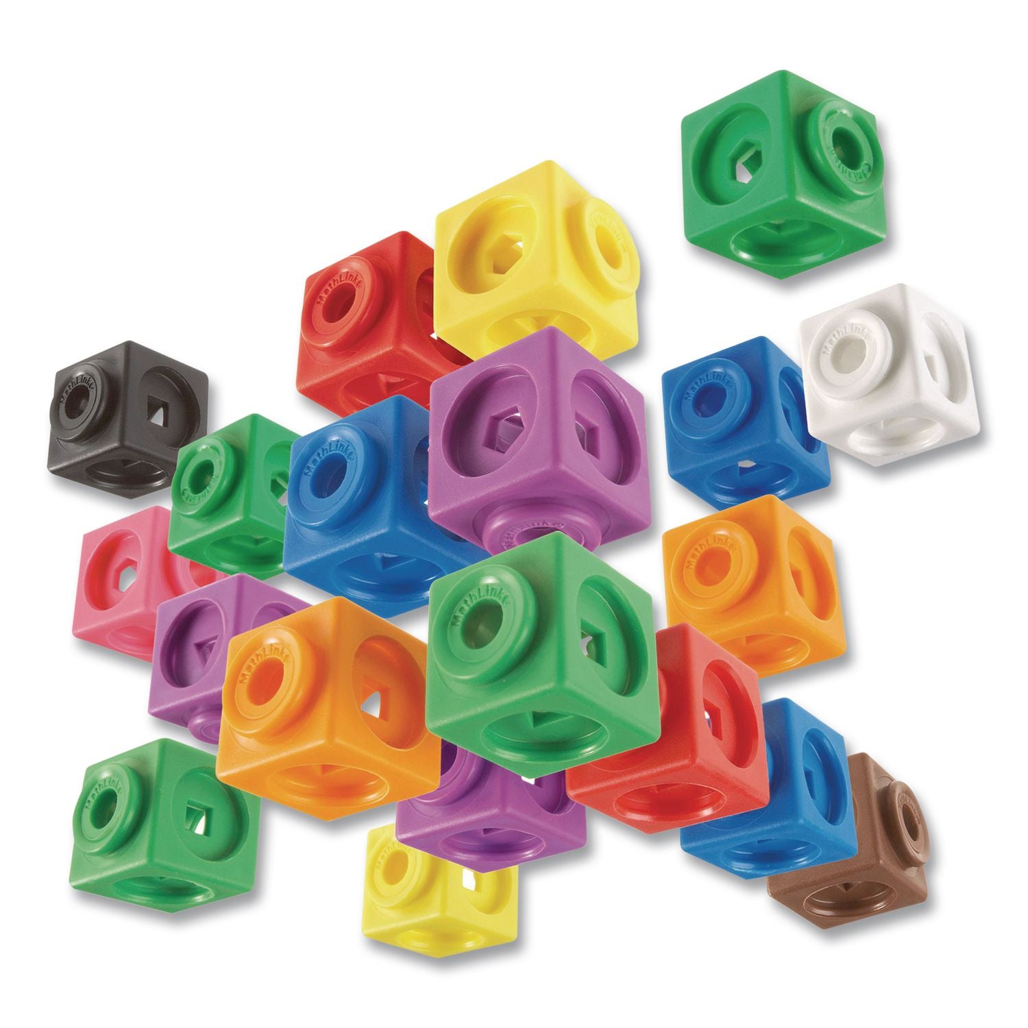 Learning Resources MathLink Cubes Big Builders - Skill Learning: Imagination, Building, STEM, Creativity, Mathematics - 5-9 Year - Multi