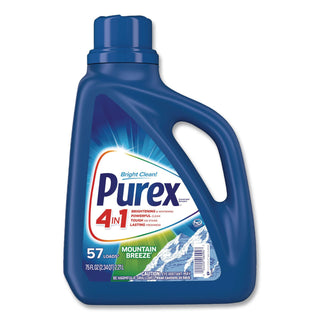 Liquid Laundry Detergent, Mountain Breeze, 75 oz Bottle, 6/Carton