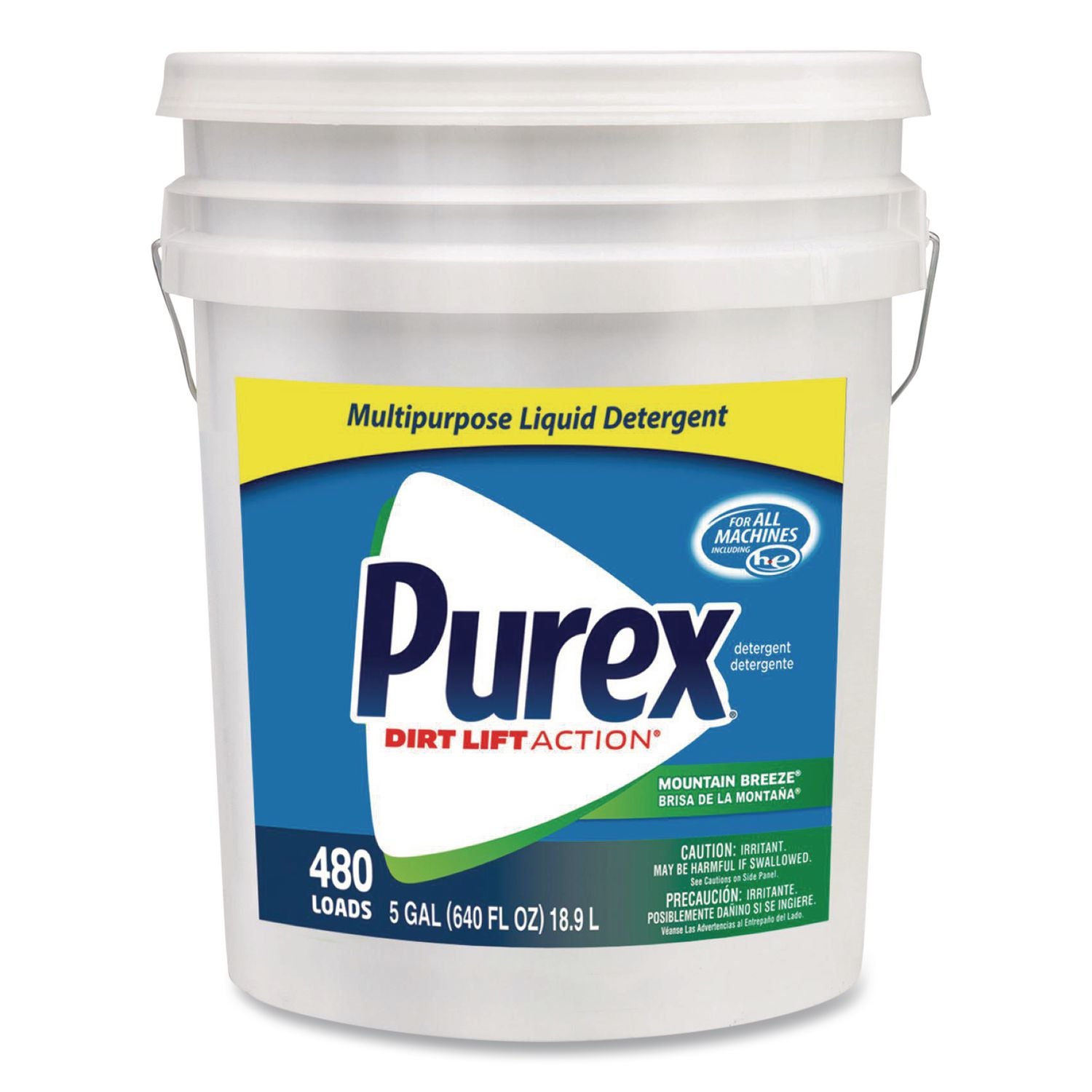 Liquid Laundry Detergent, Mountain Breeze, 5 gal. Pail