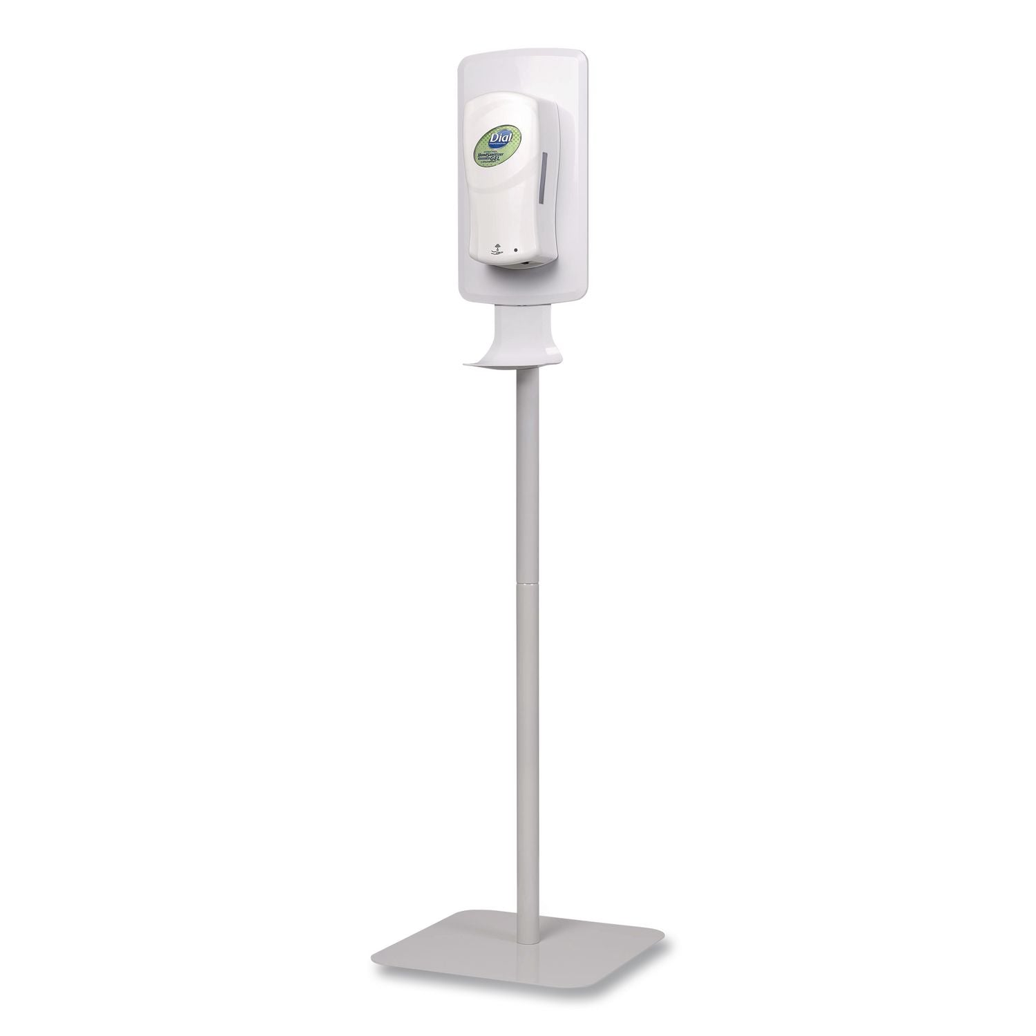 FIT Touch Free Dispenser Floor Stand, 15.7 x 15.7 x 58.3, White