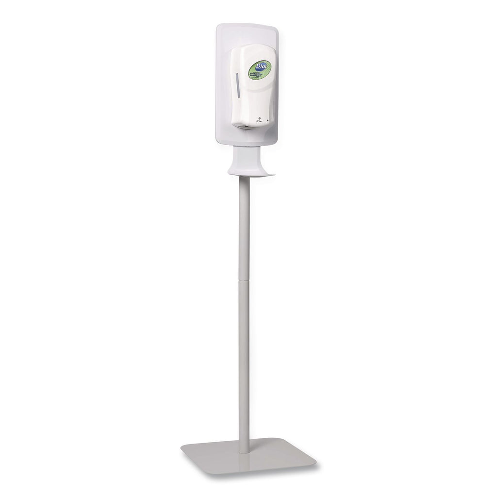 FIT Touch Free Dispenser Floor Stand, 15.7 x 15.7 x 58.3, White