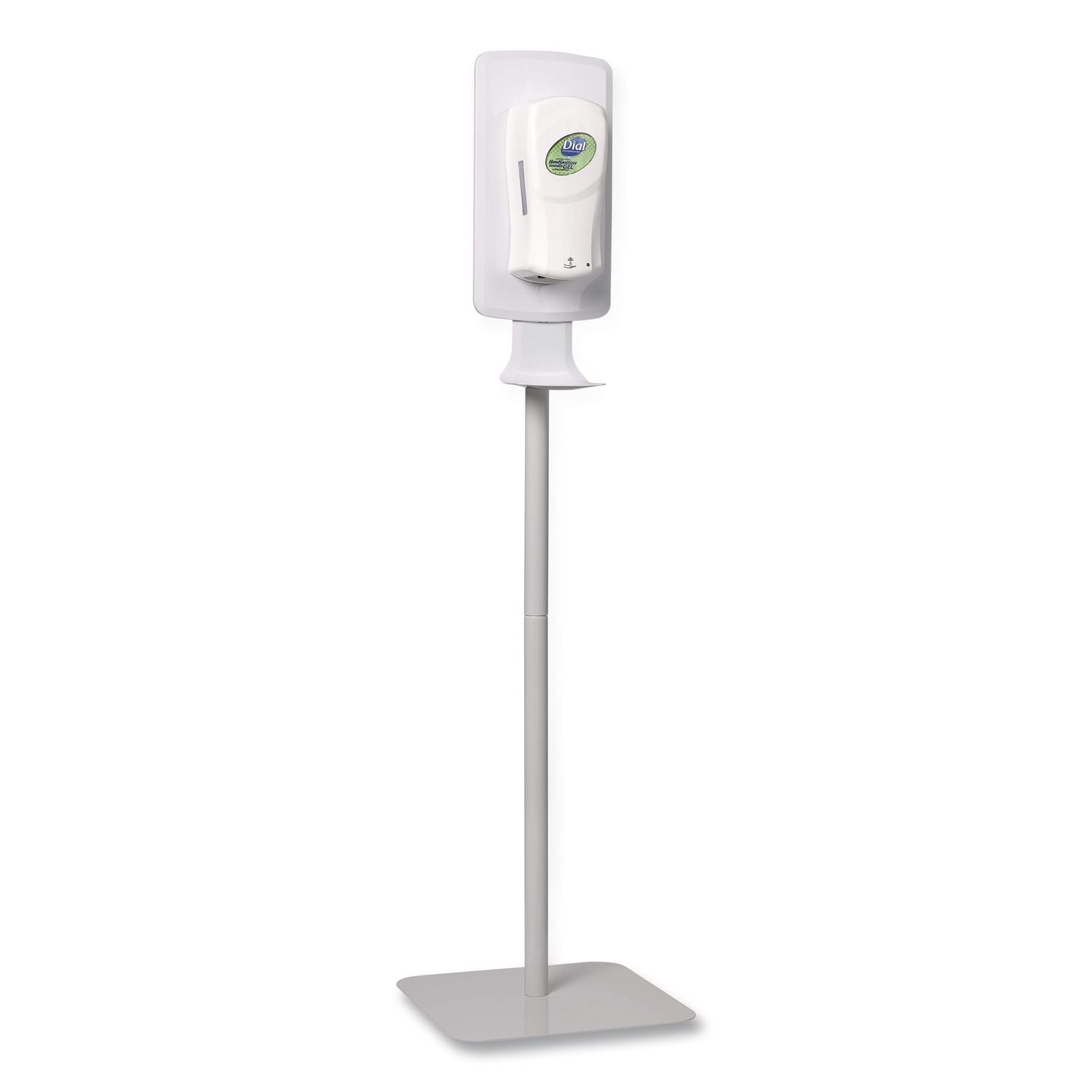 FIT Touch Free Dispenser Floor Stand, 15.7 x 15.7 x 58.3, White