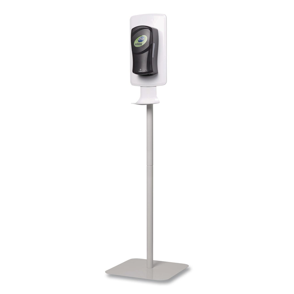 FIT Touch Free Dispenser Floor Stand, 15.7 x 15.7 x 58.3, White