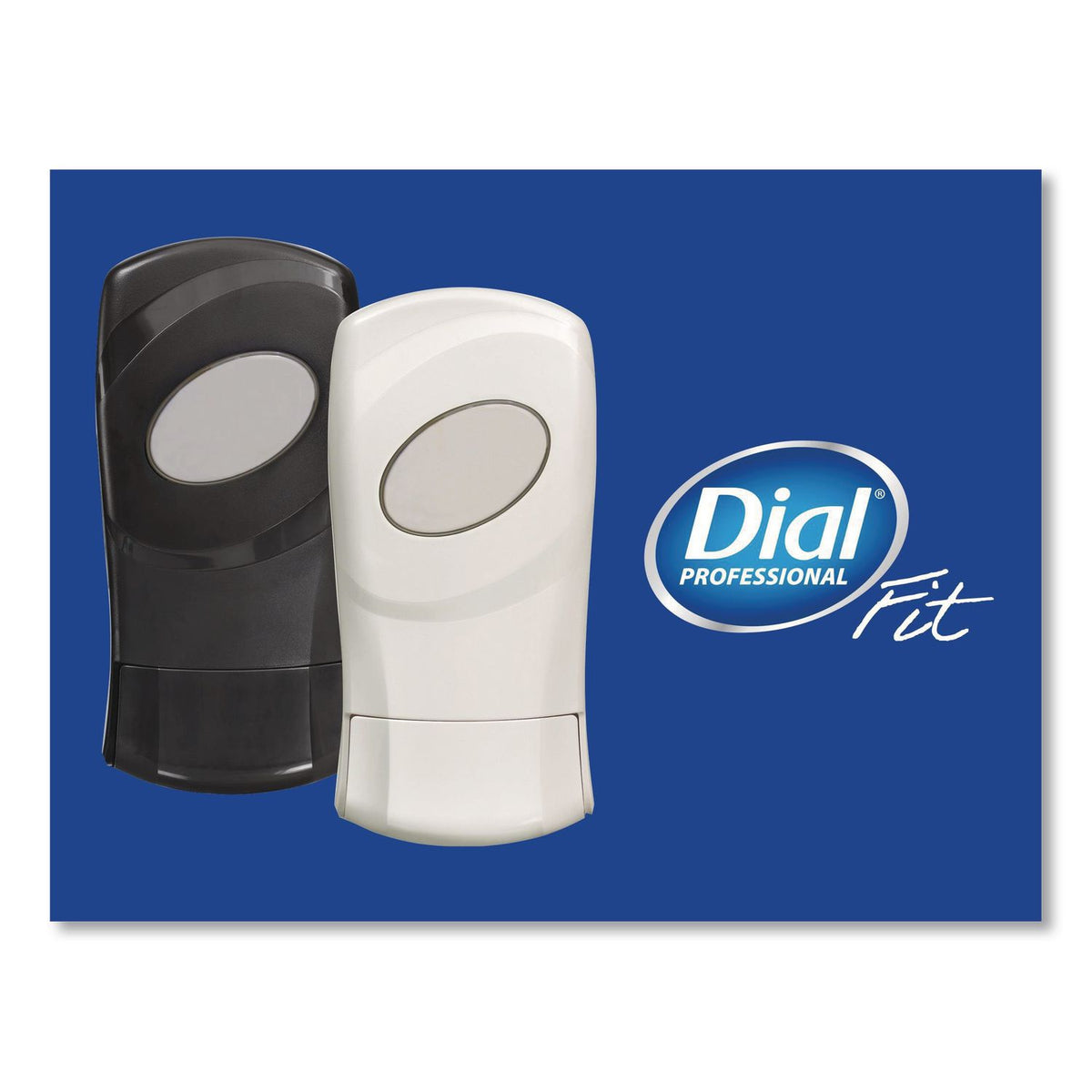FIT Universal Manual Dispenser, 1.2 L, 4 x 5.13 x 10.5, Gray, 3/Carton