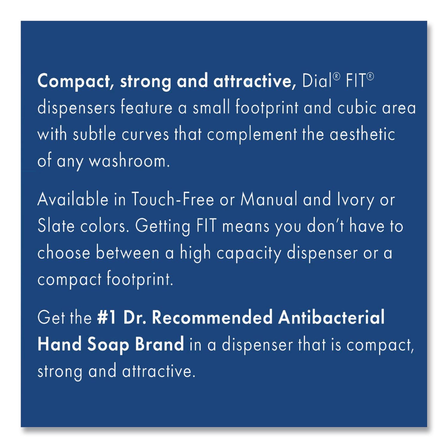 FIT Universal Touch Free Dispenser, 1 L, 4 x 5.4 x 11.2, Slate, 3/Carton