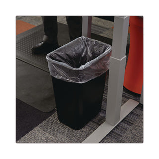 High Density Can Liners, 30 gal, 8 mic, 30" x 36", Natural, 25 Bags/Roll, 20 Rolls/Carton