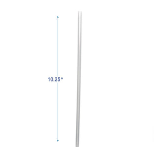 Wrapped Giant Straws, 10.25", Polypropylene, Clear, 1,000/Carton