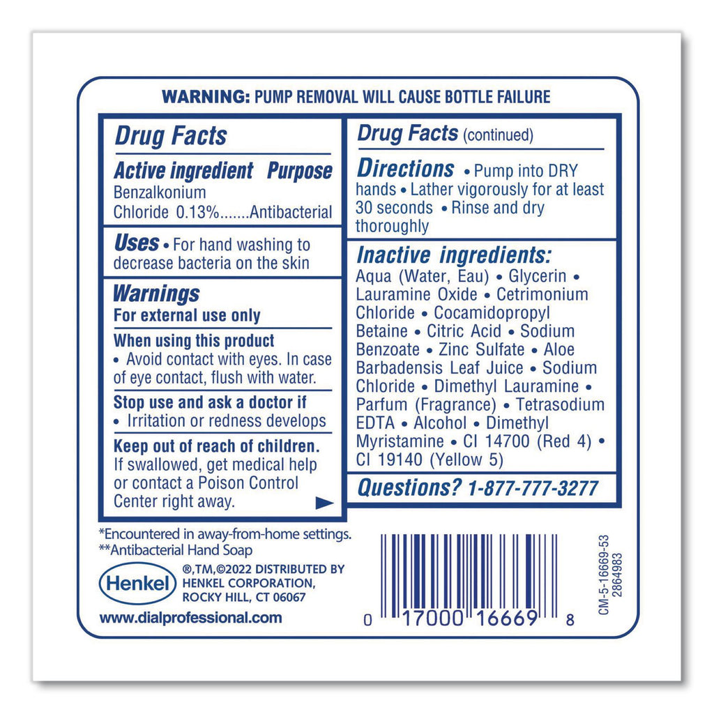 Antibacterial Foaming Hand Wash Refill for FIT Manual Dispenser, Original, 1.2 L