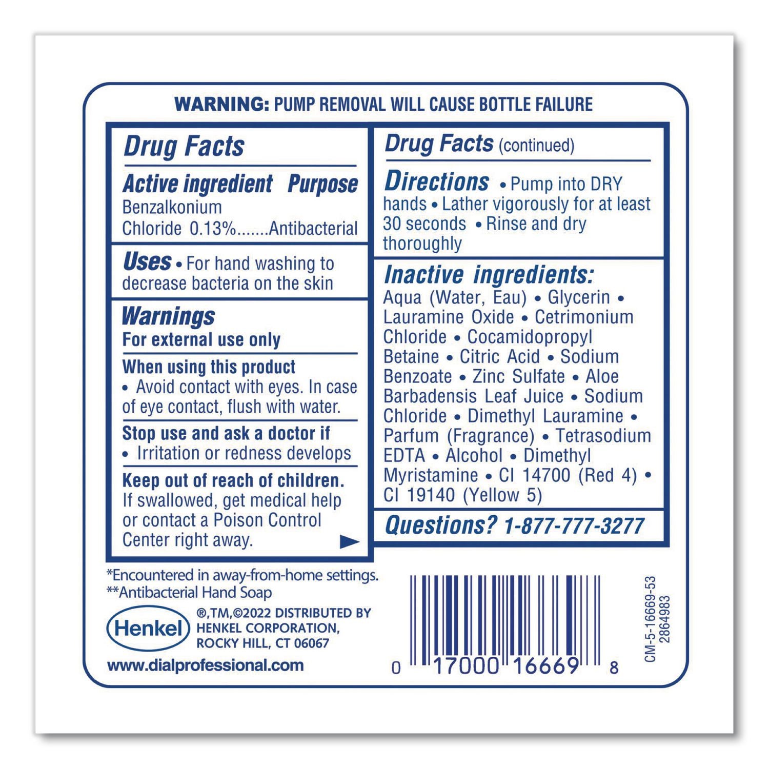 Antibacterial Foaming Hand Wash Refill for FIT Manual Dispenser, Original, 1.2 L