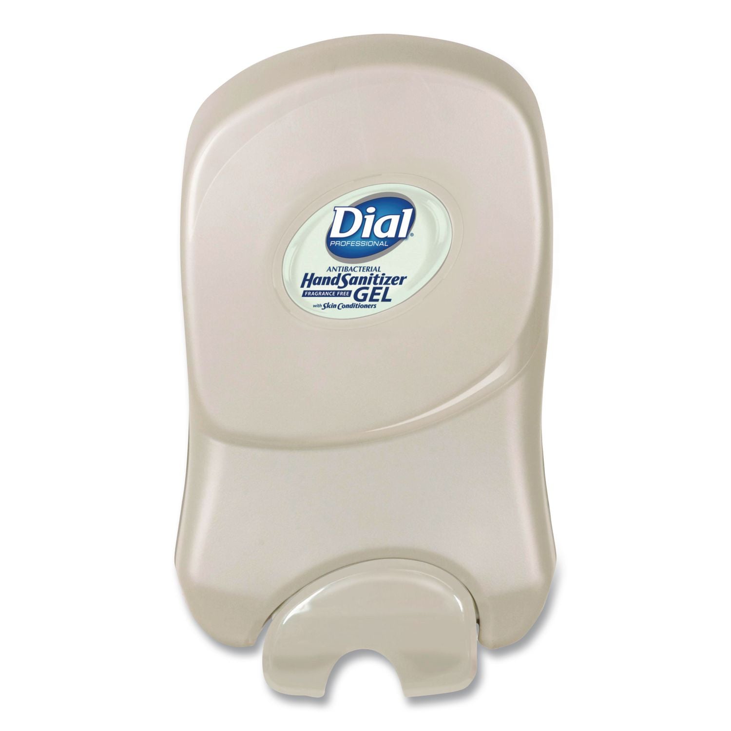 Antibacterial Gel Hand Sanitizer Refill for Dial 1700 Dispenser, 1.2 L Refill, Fragrance-Free, 3/Carton