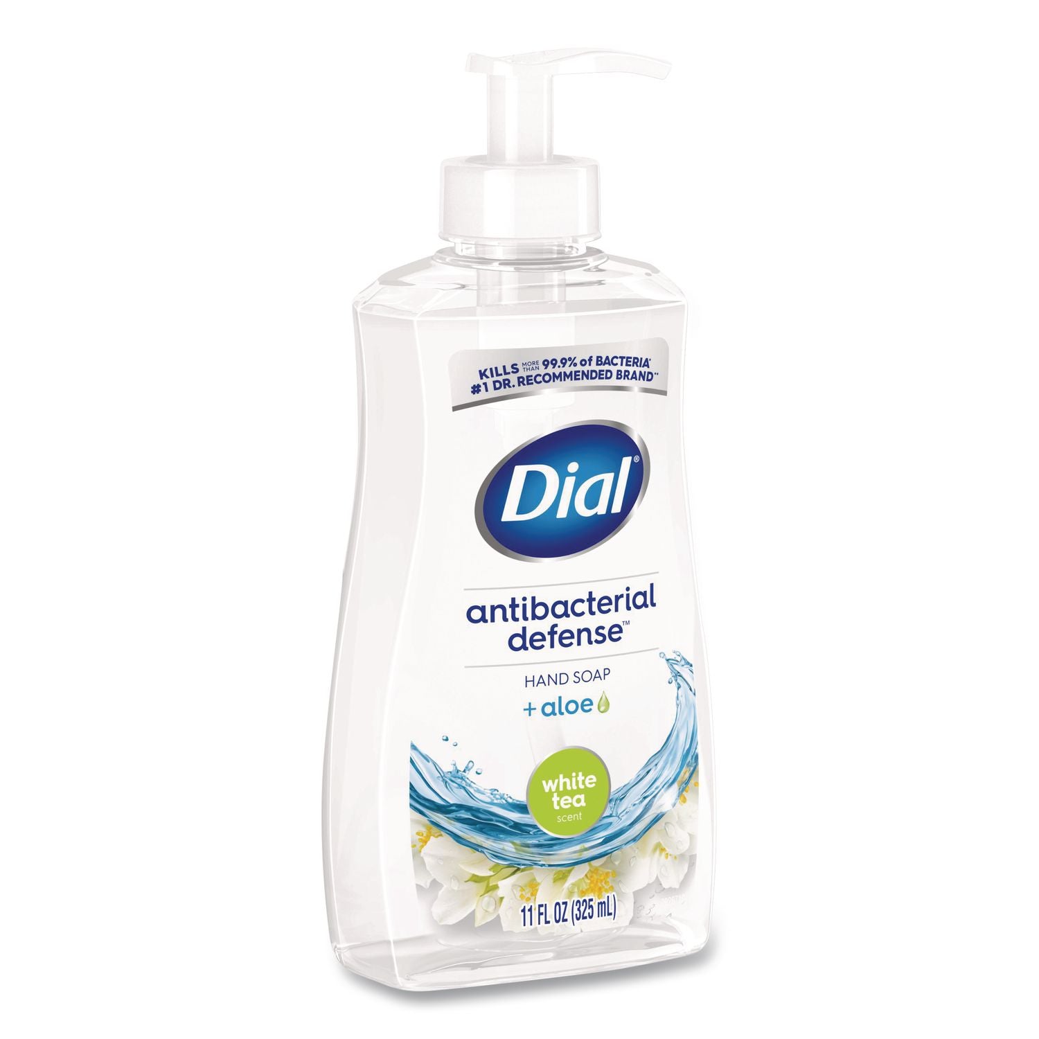 Antibacterial Liquid Hand Soap, White Tea Scent, 11 oz Pump Bottle, 12/Carton