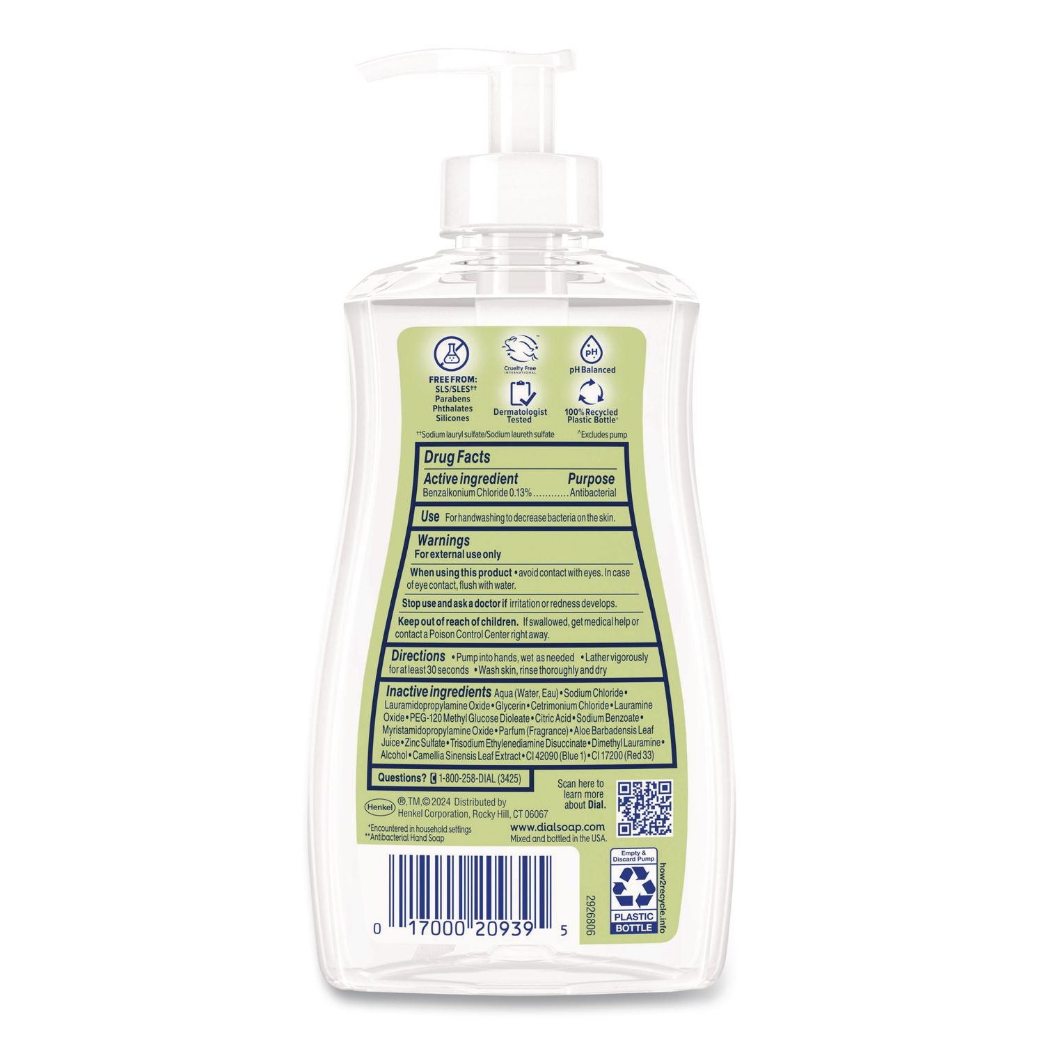 Antibacterial Liquid Hand Soap, White Tea Scent, 11 oz Pump Bottle, 12/Carton
