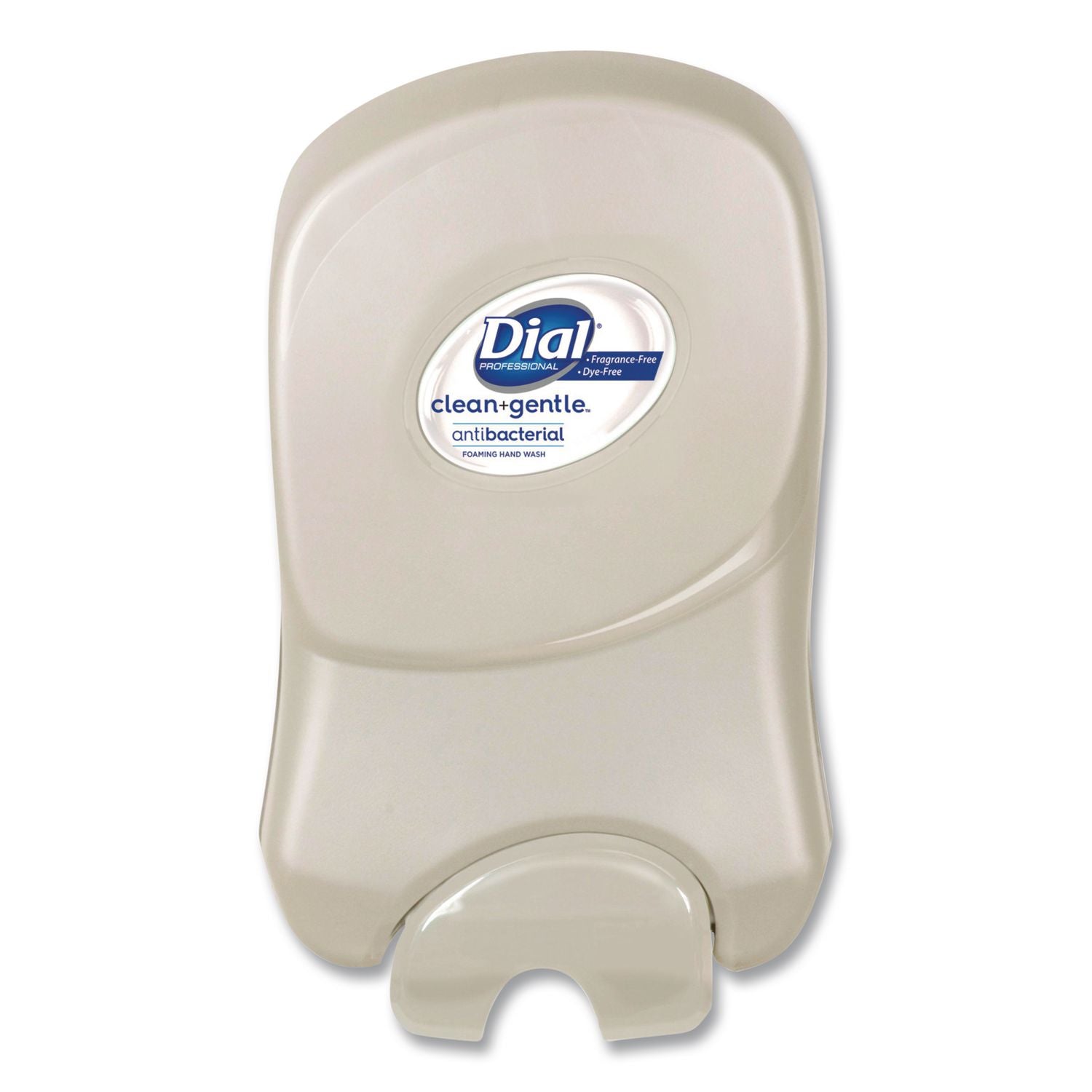 Clean+Gentle Antibacterial Foaming Hand Wash Refill for Dial 1700 Dispenser, Fragrance Free, 1.7 L, 3/Carton