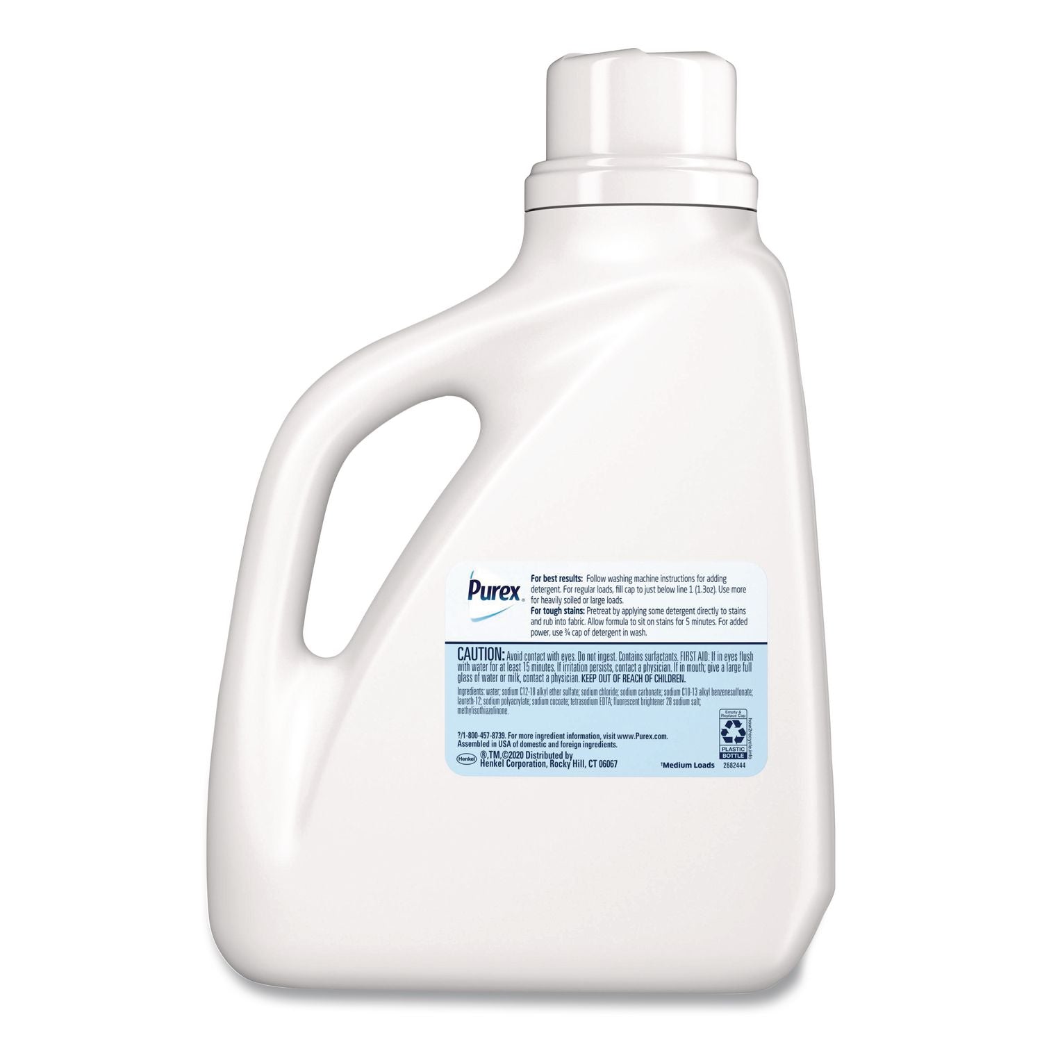 Free and Clear Liquid Laundry Detergent, Unscented, 75 oz Bottle