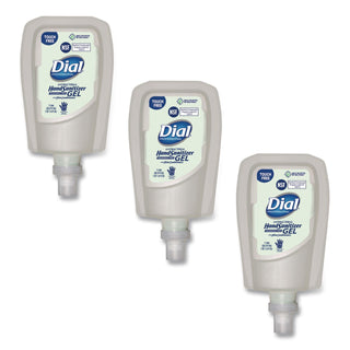 Antibacterial Gel Hand Sanitizer Refill for FIT Touch Free Dispenser, 1.2 L Bottle, Fragrance-Free, 3/Carton