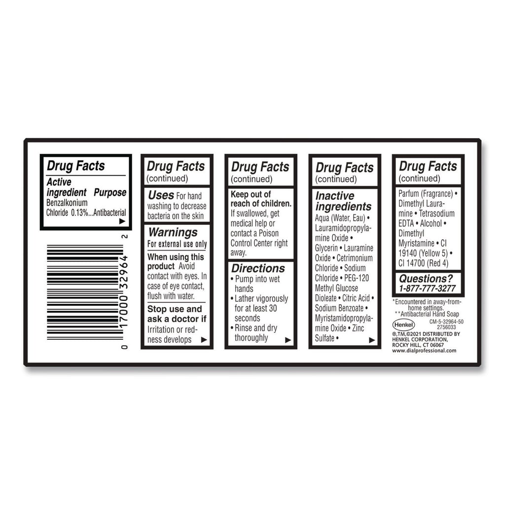 Gold Antibacterial Liquid Hand Soap, Floral, 2 oz, 144/Carton