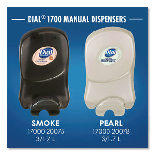 Dial 1700 Manual Dispenser, 1.7 L, 12.66 x 7.07 x 3.95, Pearl, 3/Carton
