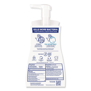 Antibacterial Foaming Hand Wash, Fresh Pear, 8 oz, 8/Carton
