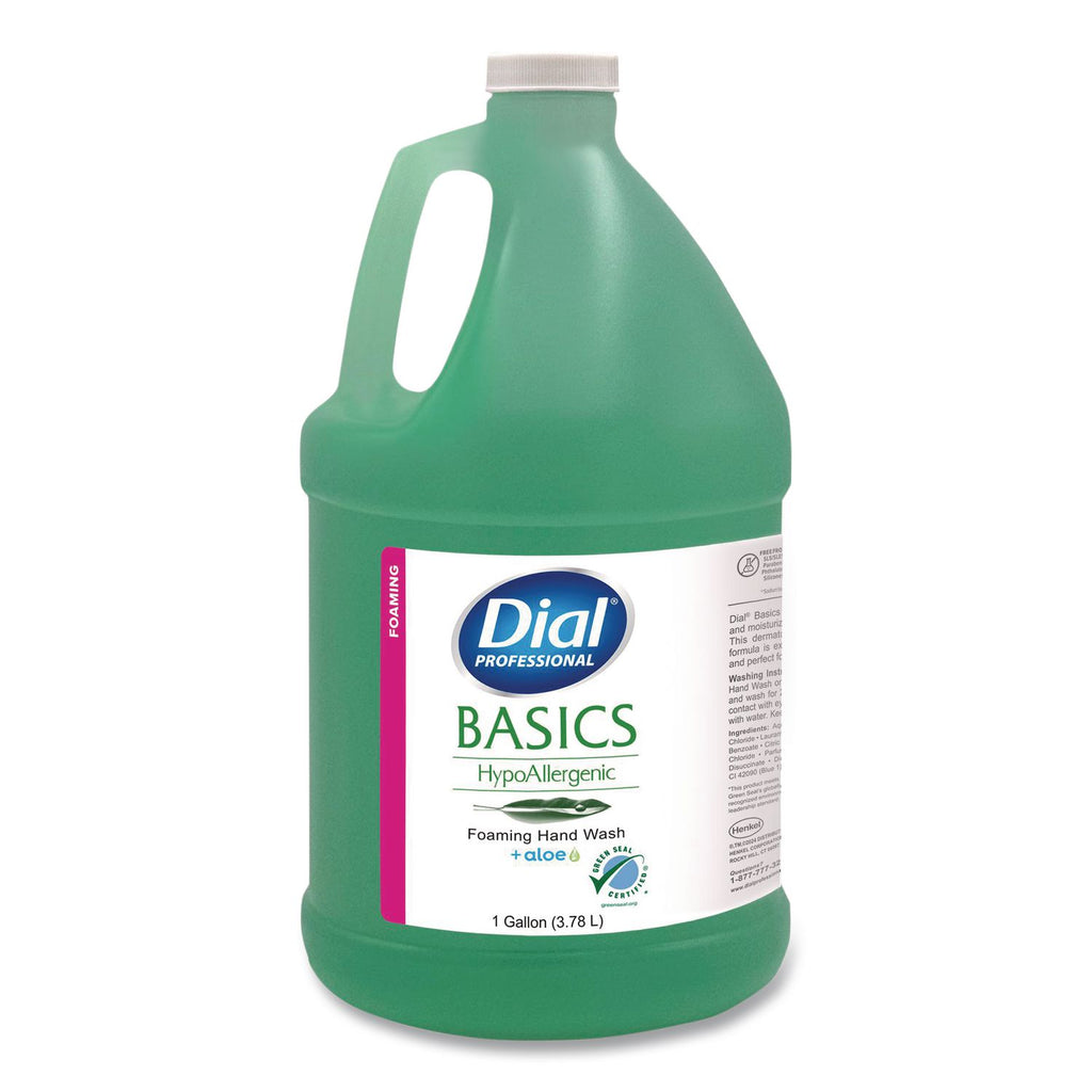 Basics Hypoallergenic Hand Wash, Honeysuckle Scent, 1 gal Bottle, 4/Carton