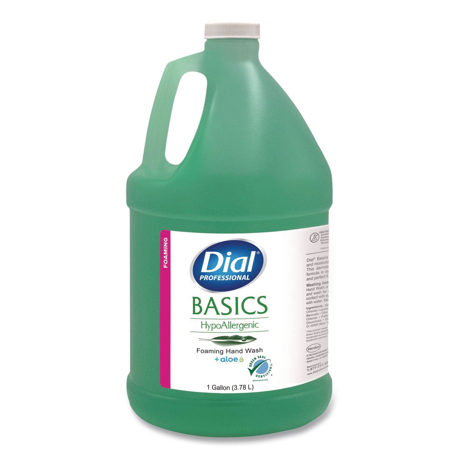 Basics Hypoallergenic Hand Wash, Honeysuckle Scent, 1 gal Bottle, 4/Carton
