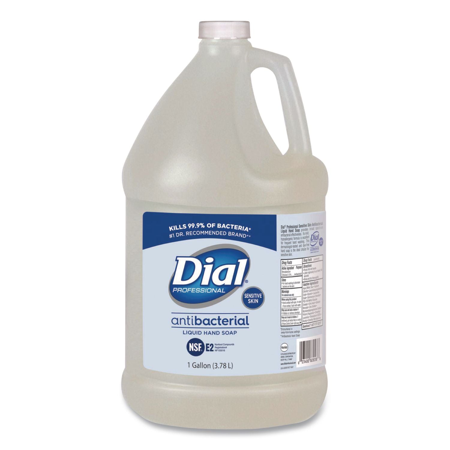 Antibacterial Liquid Hand Soap for Sensitive Skin, Floral, 1 gal, 4/Carton
